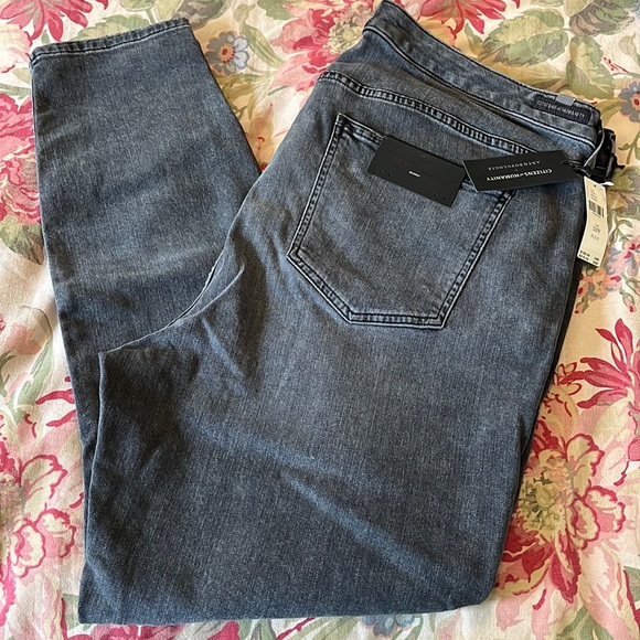 CITIZENS OF HUMANITY Size 22W Rocket Ankle Skinny Black Stretch Jeans $188 NEW - Picture 6 of 16
